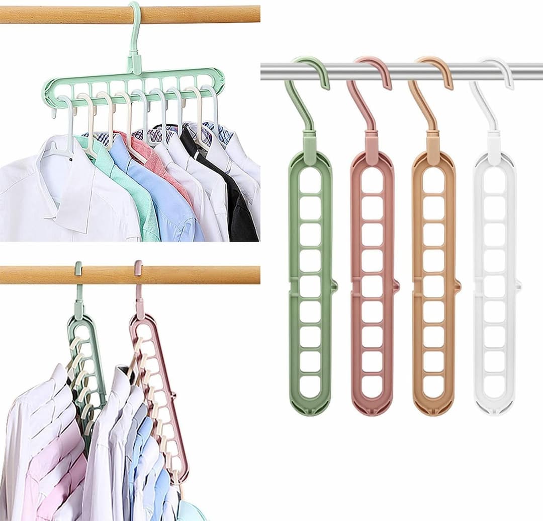 Multi-Function Folding Magic Cloth Hanger