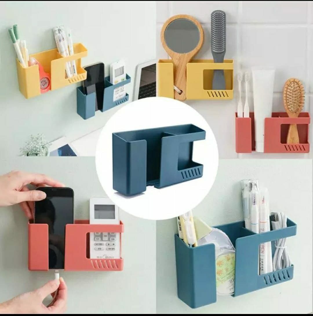 Wall-mounted 2-in-1 Mobile Phone Charging Stand