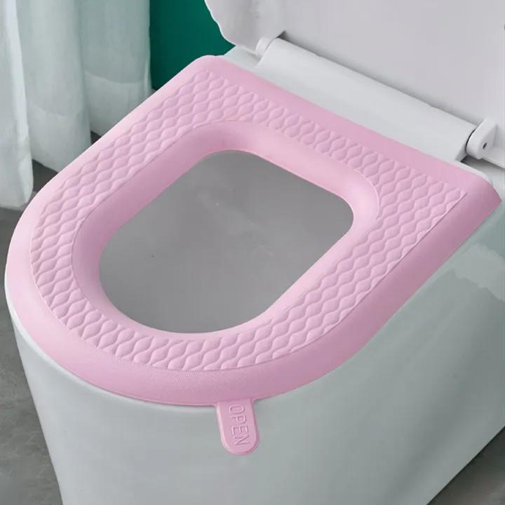 Waterproof Soft Toilet Seat Cover Bathroom Washable Close stool Mat Pad