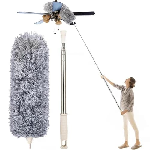 Ceiling Fan Cleaning Long Handle Flexible Mop