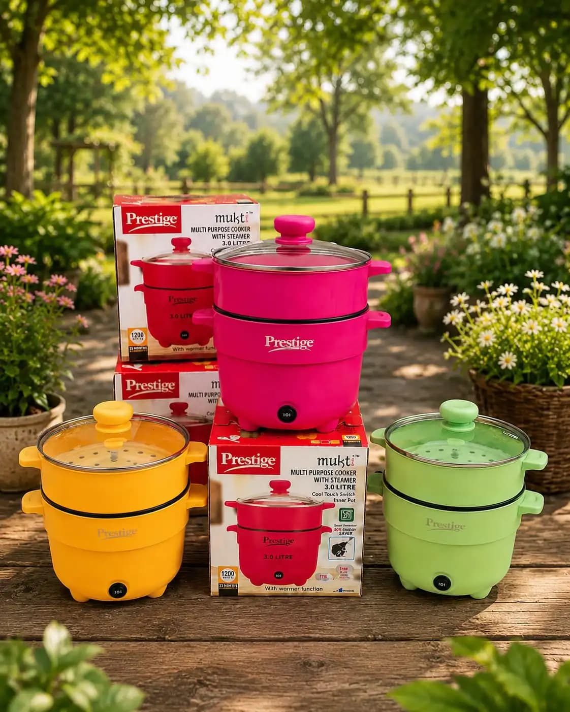 Prestige Multifunctional Mini Rice Cooker - 3Ltr
