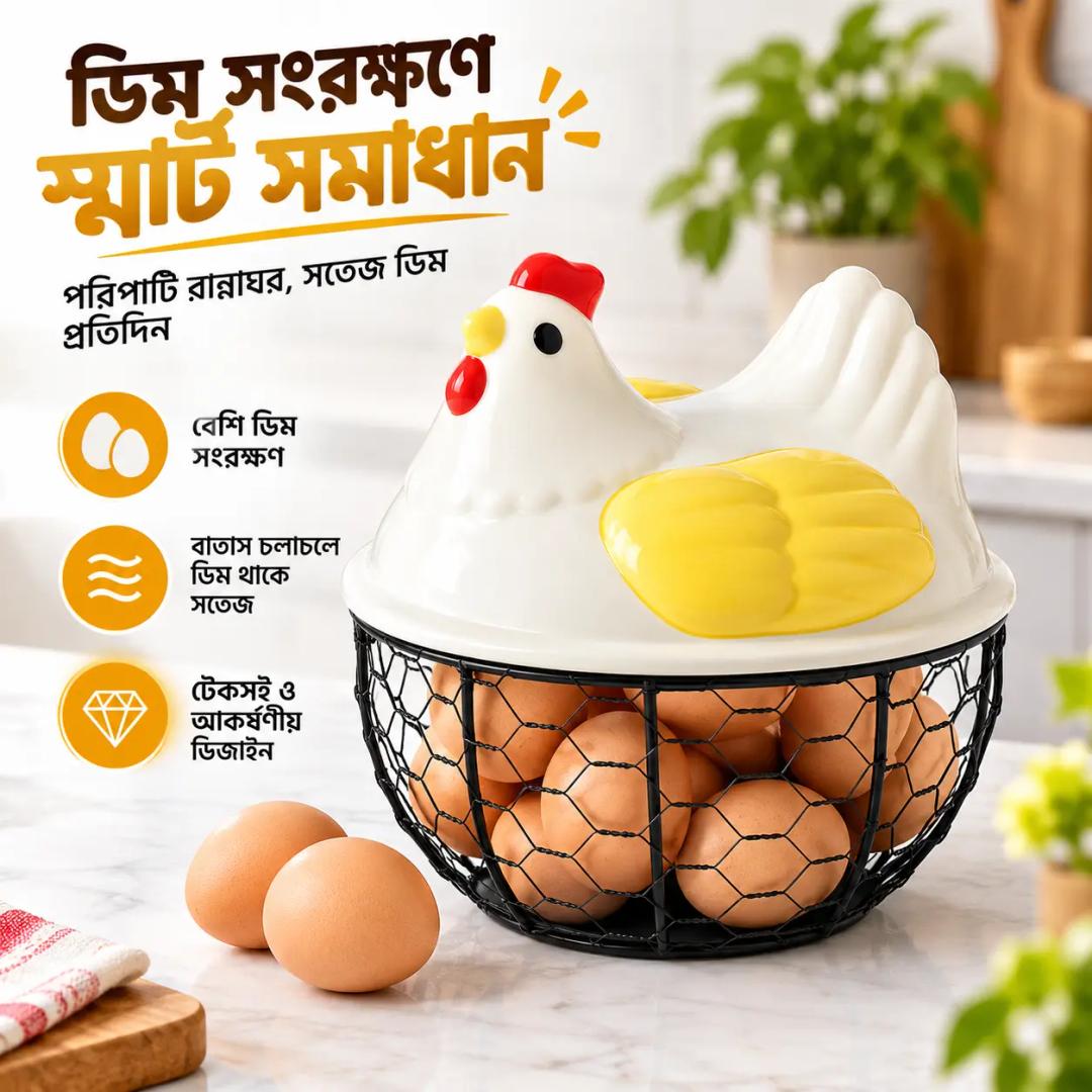Chicken Egg Storage Basket