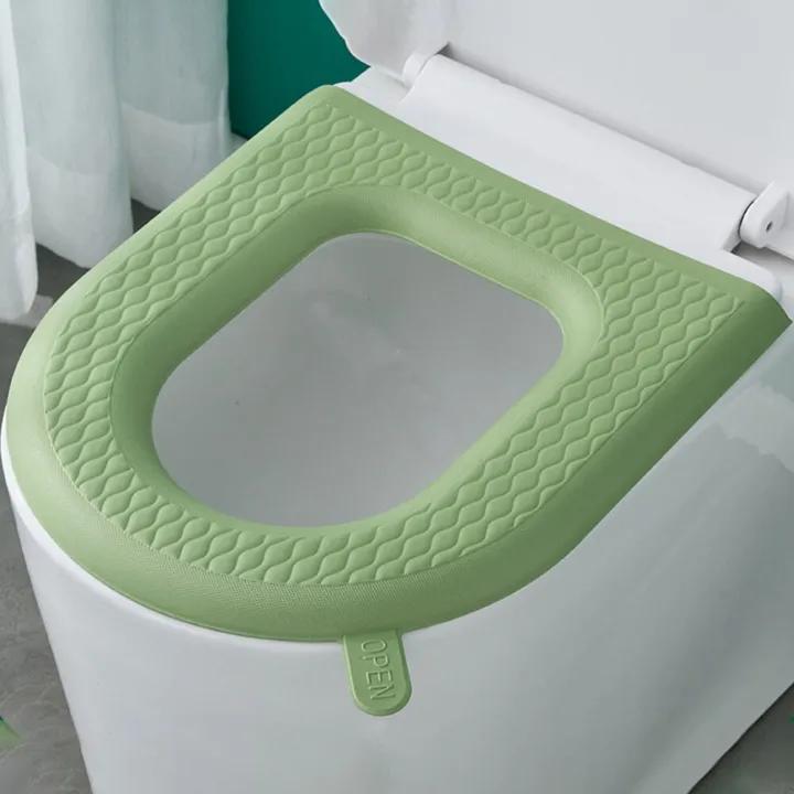 Waterproof Soft Toilet Seat Cover Bathroom Washable Close stool Mat Pad