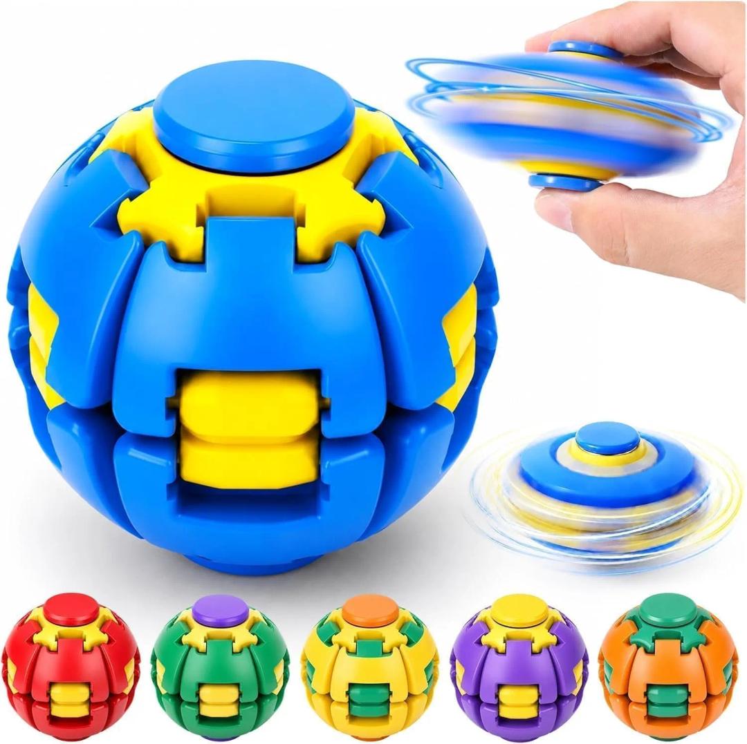 Spin Fidget Ball Toy, 360° Rotating Fidget Spinner Ball