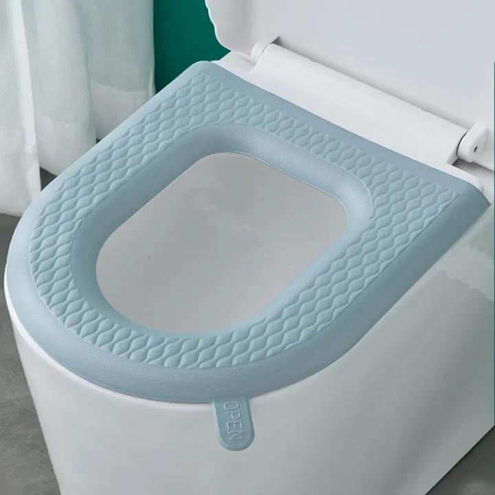 Waterproof Soft Toilet Seat Cover Bathroom Washable Close stool Mat Pad