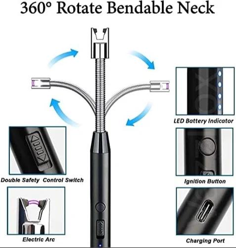 Rechargeable Electric Plasma Arc Lighter