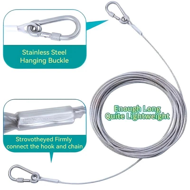 Stainless Steel Clothes Drying Wire Rope (16Feet)