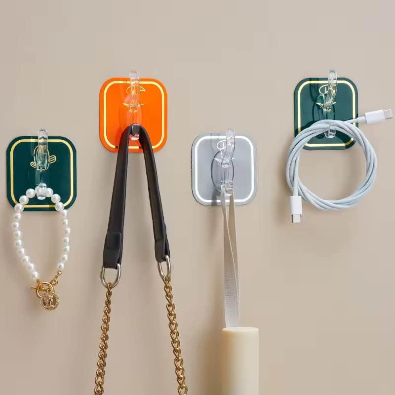 Self Adhesive Multi-purpose Wall Hooks (6pcs)