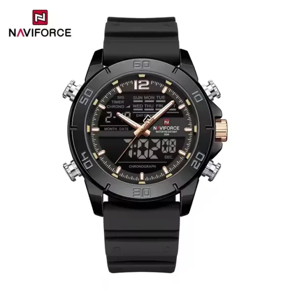 Naviforce 6104 For Men – White Gray - Image 7